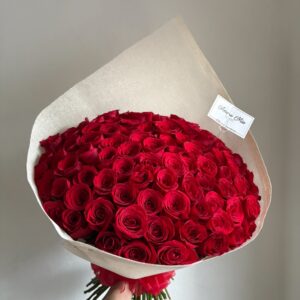 Ramo de 100 rosas rojas