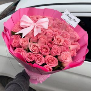 Ramo 50 rosas pink