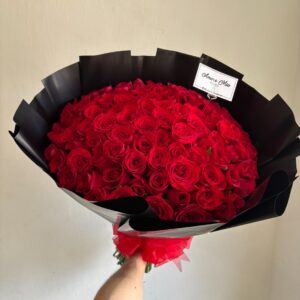 Ramo 100 rosas rojas